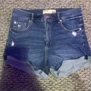 GARAGE denim jean shorts